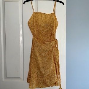 Trendy wrap sundress